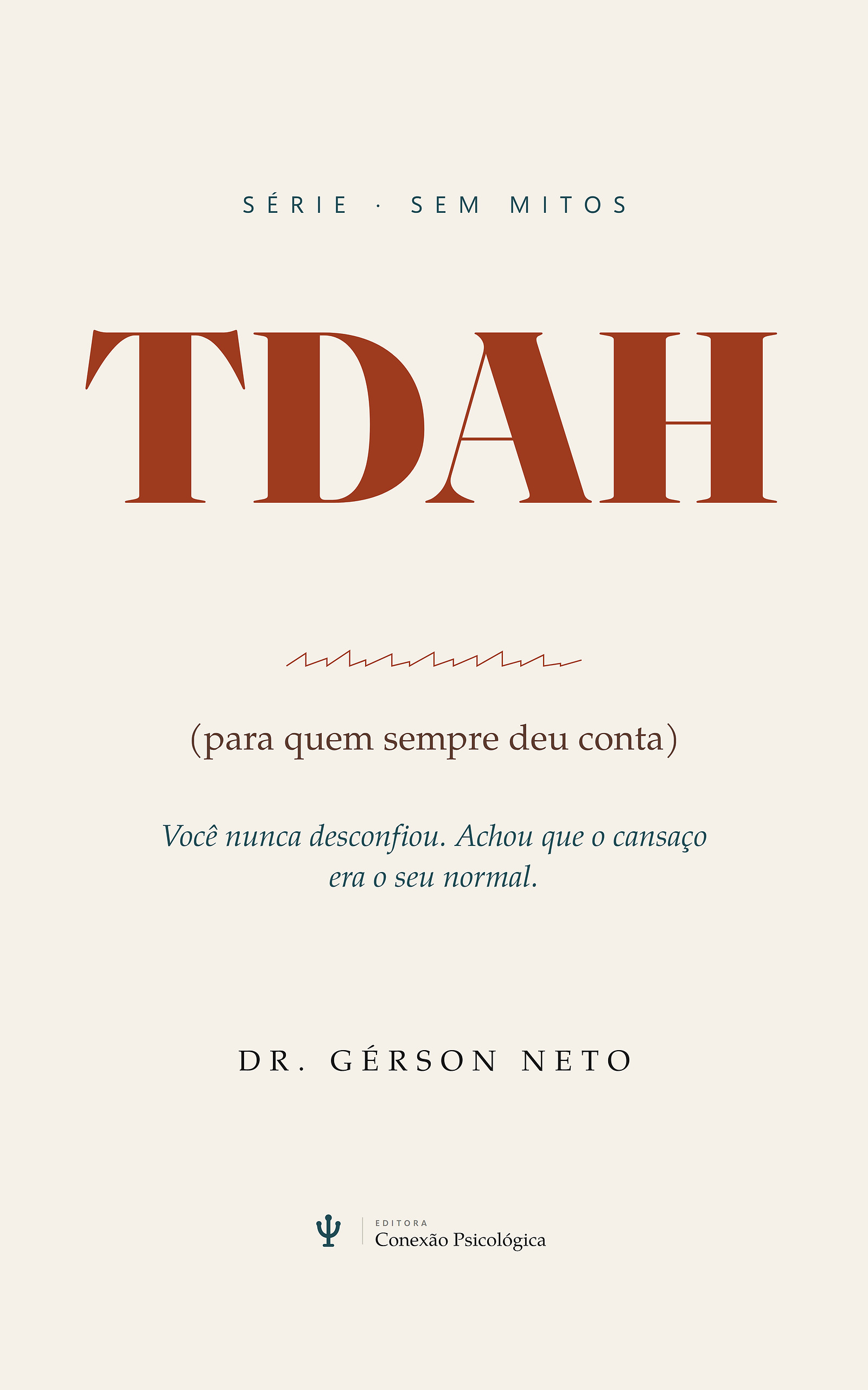 Capa do livro TDAH sem mitos, de Dr. Gérson Neto, série SEM MITOS